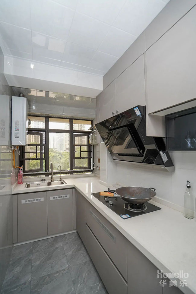 136㎡簡約四居，質感拉滿橫廳布局，肉眼可見的舒適恬靜樂居